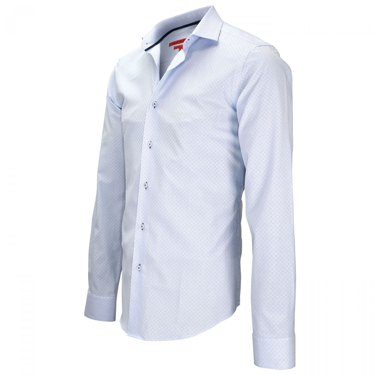 Chemise petit col bleu clair