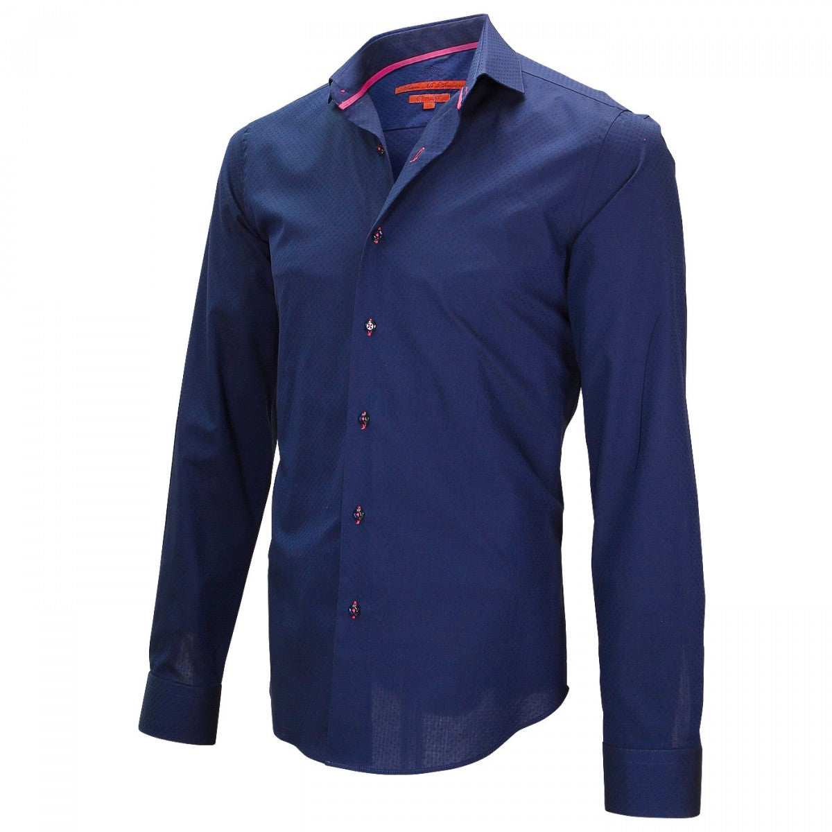 Chemise petit colSTREETER Andrew Mac Allister P8AM10 bleu marine