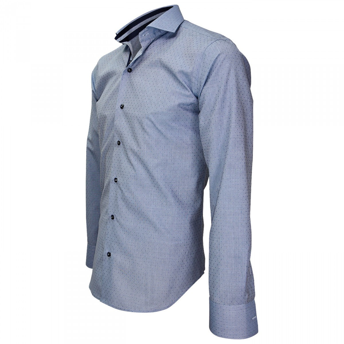 Chemise fil à filCINECITTA Emporio balzani J3EB8 bleu indigo