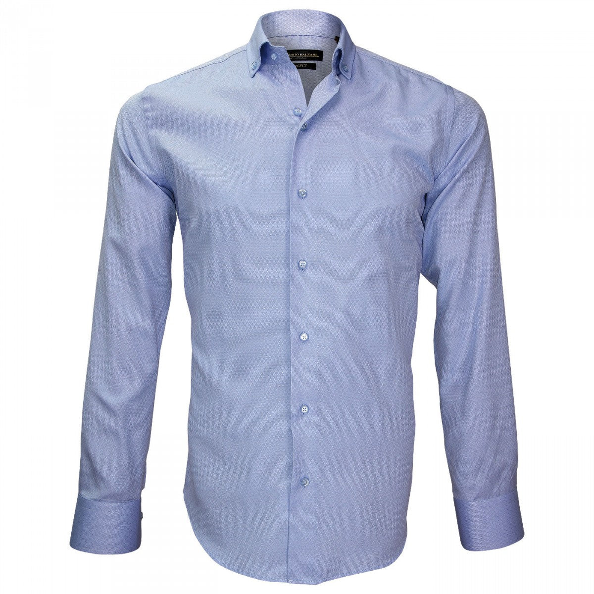 Chemise popeline armuréeZINO Emporio balzani J13EB2 bleu