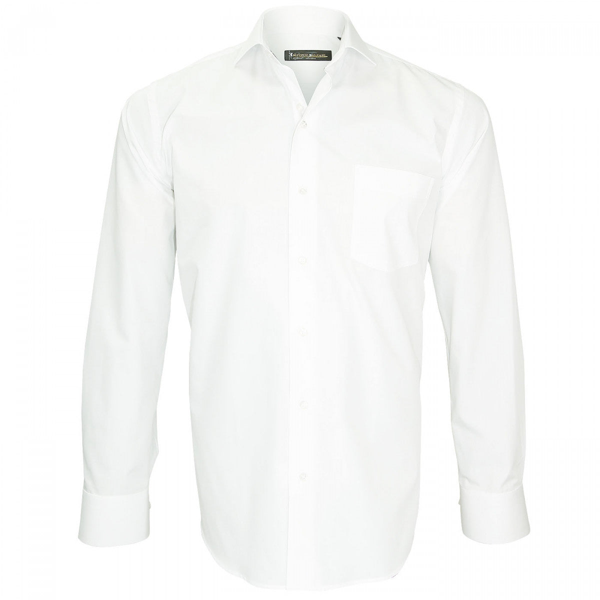 Chemise Prémium BASIC-COL ITALIEN Emporio balzani PERMA-EBITAL01 blanc