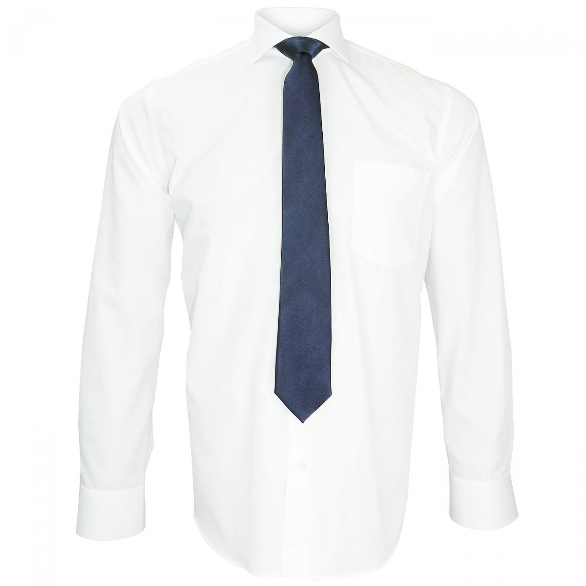 Chemise Prémium BASIC-COL ITALIEN Emporio balzani PERMA-EBITAL01 blanc