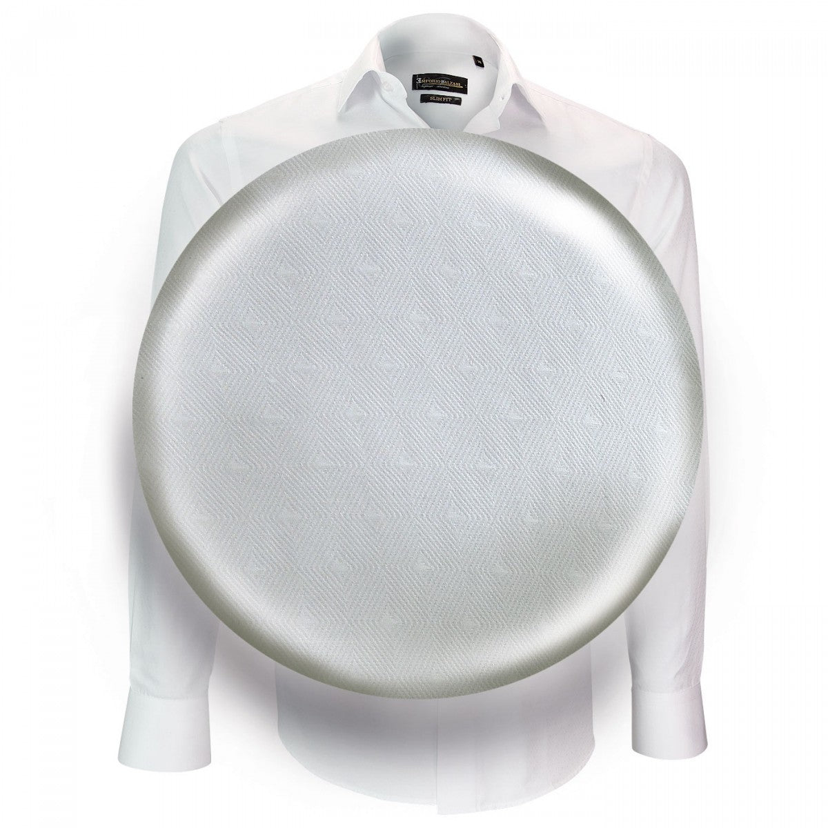 Chemise repasage facileROMA Emporio balzani XP6EB1 blanc
