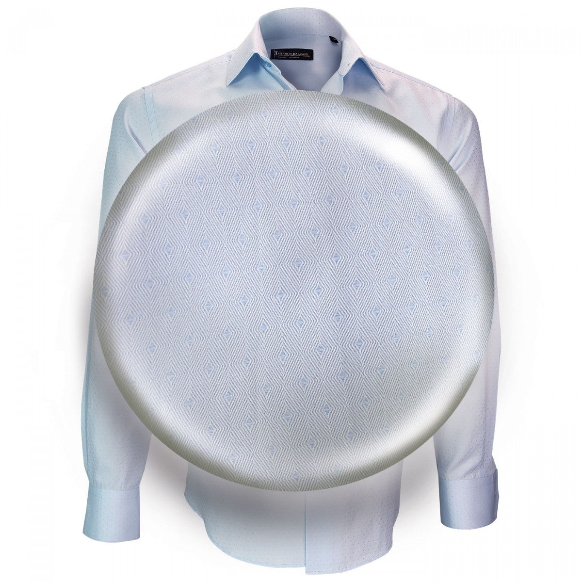Chemise repasage facileBARI Emporio balzani XP5EB2 bleu