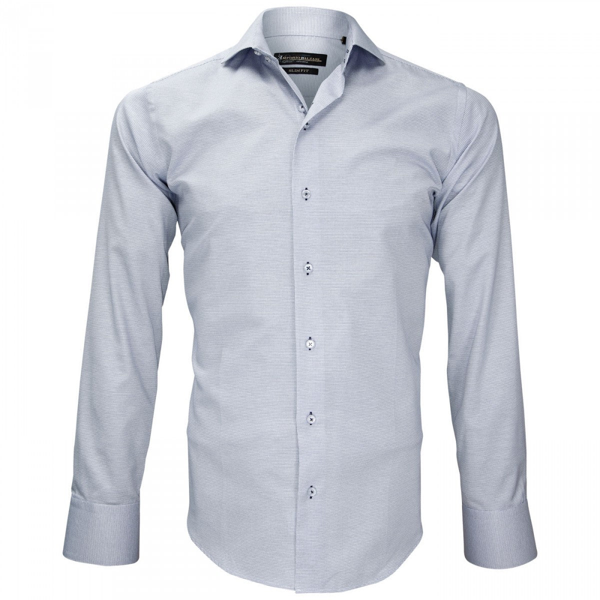 Chemise repassage facileTIBURTINI Emporio balzani J8EB1 bleu ciel