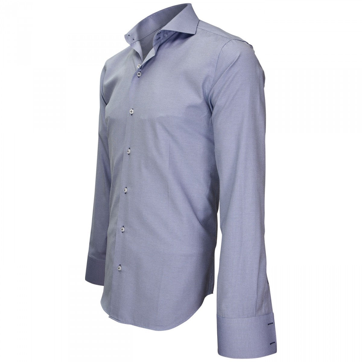 Chemise repassage facileTIBURTINI Emporio balzani J8EB4 bleu indigo