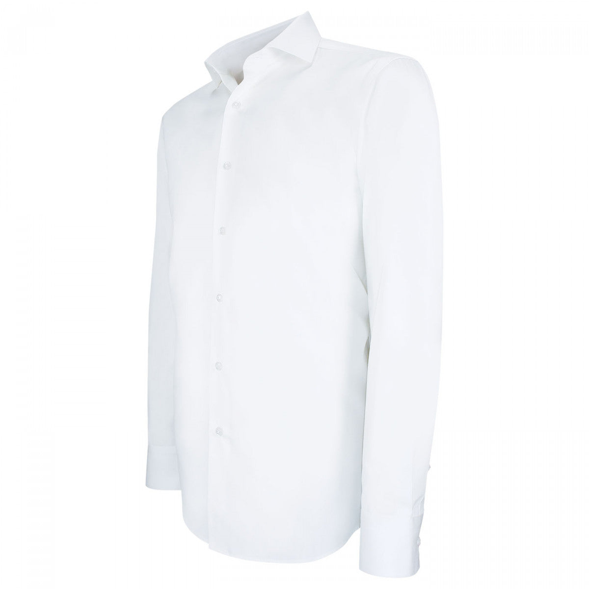 Chemise cintrée satin de coton SATINO-AA9AM1 blanc