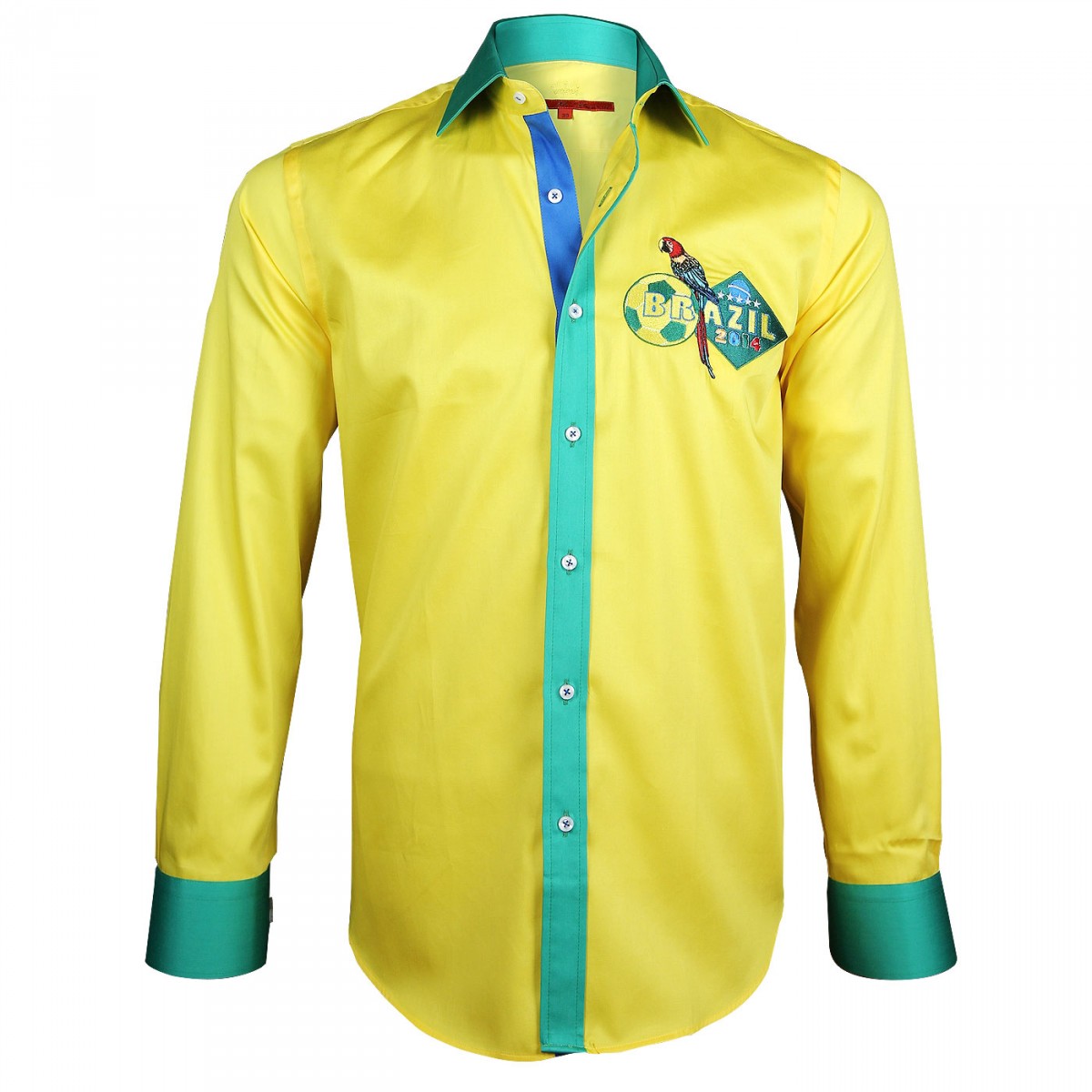 Chemise série Limitée BRAZIL Andrew Mc Allister Y1AM1 jaune