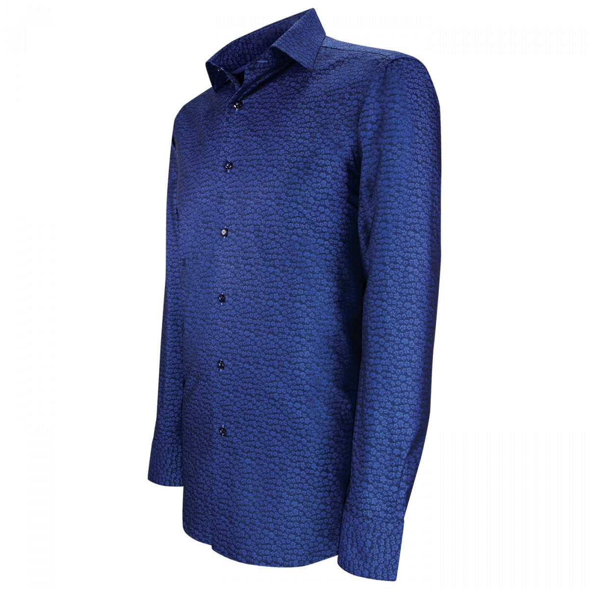 Chemise cintrée tissu liberty FLOWER AA6AM1 bleu