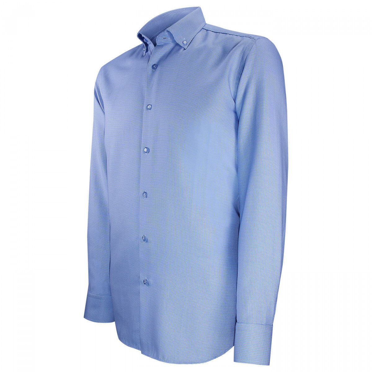 Chemise cintrée tissu à motifs AB2AM2 bleu