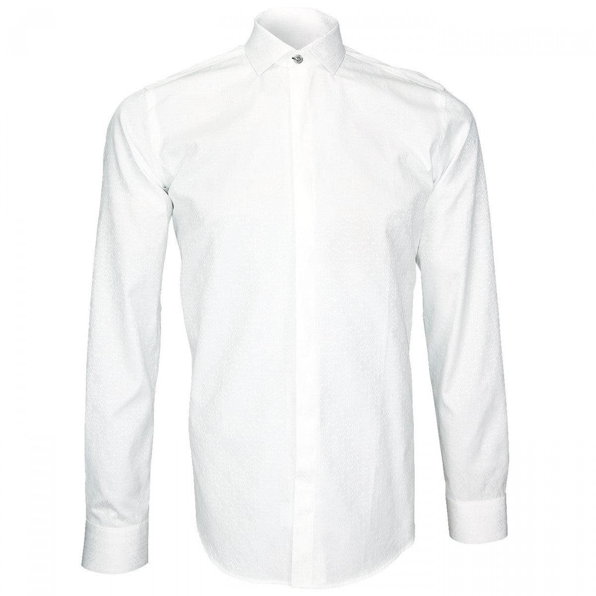 Chemise blanche jacquardWEMBLEY Andrew Mc Allister J3AM2 blanc polaire