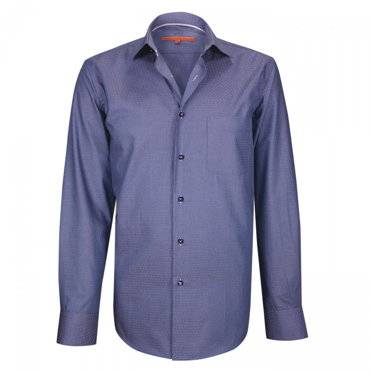 Chemise tissu armuréWOVEN Andrew Mac Allister ZB21AM2 bleu