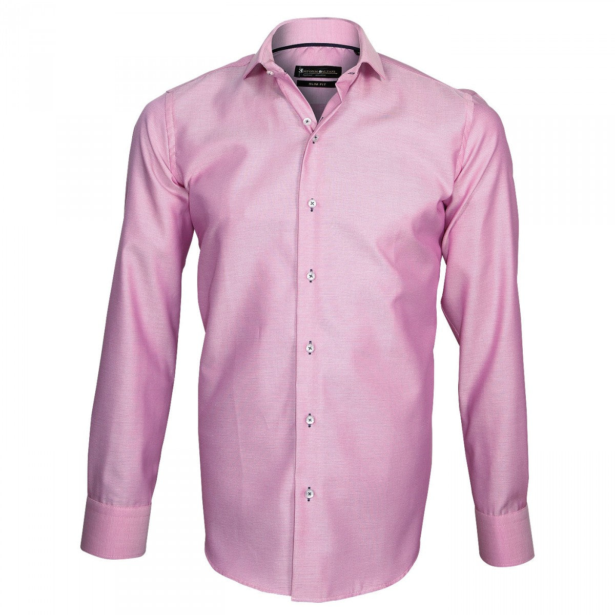Chemise tissu armurée SETTIMO Emporio balzani E3EB2 rose