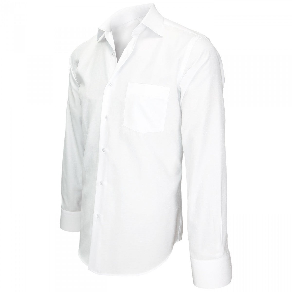 Chemise tissu armuréeBUSINESS Andrew Mc Allister J8AM5 blanc