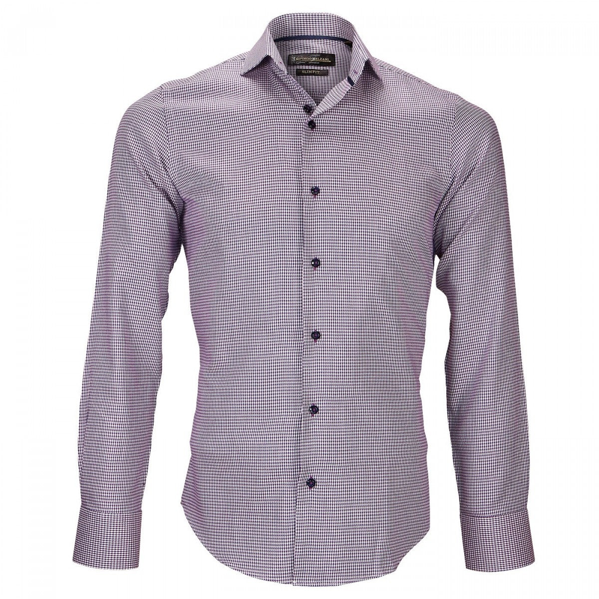 Chemise tissu jacquardFIORI Emporio balzani P7EB11 violet