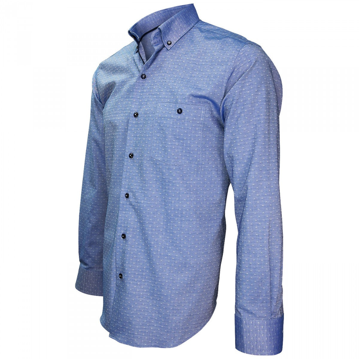 Chemise tissu oxfordBATISTINI Emporio balzani J6EB4 bleu