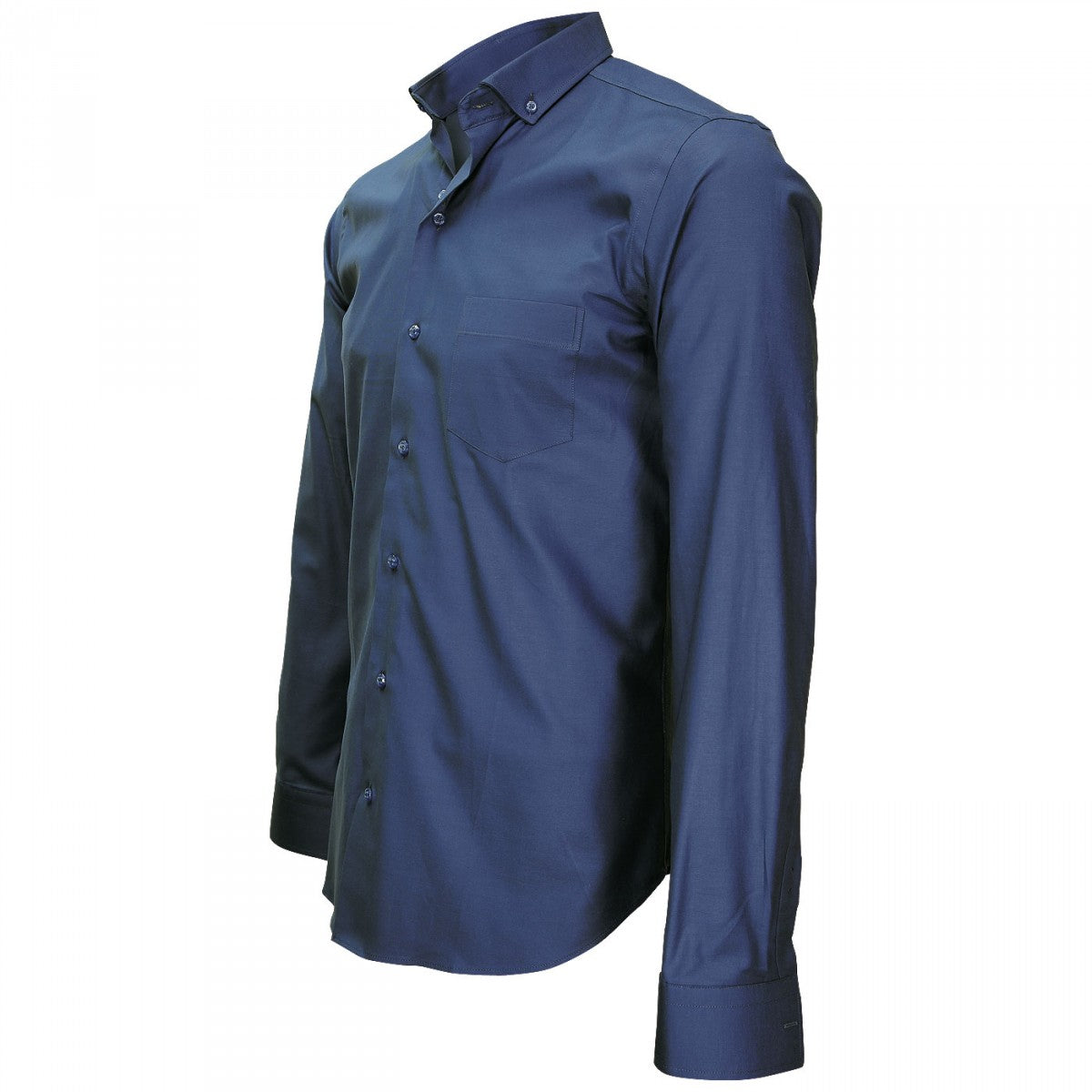 Chemise tissu pinpointPRESTIGE Emporio balzani J7EB2 bleu marine