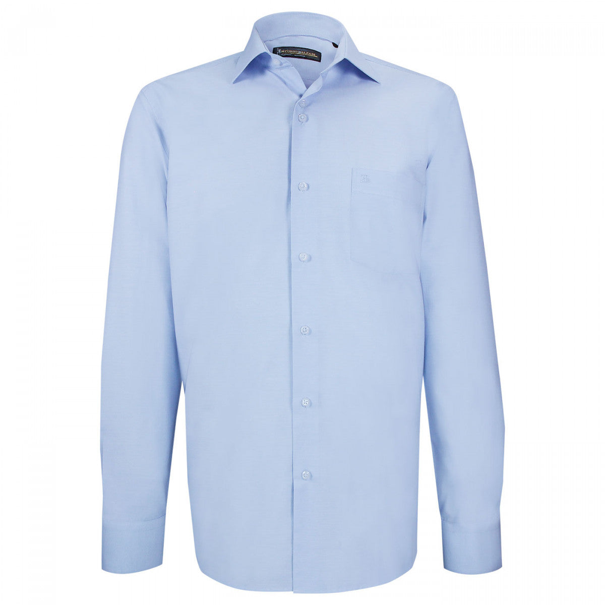 Chemise coupe droite tissu uni GRAFFI AB2EB2 bleu