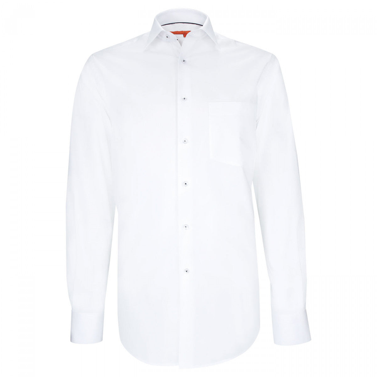 Chemise coupe droite tissu uni AE4AM1 blanc