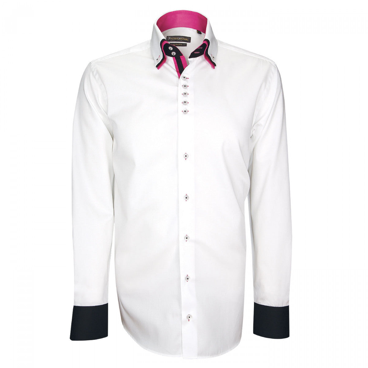 Chemise mode triple col Emporio Balzani ZP3EB1 blanc