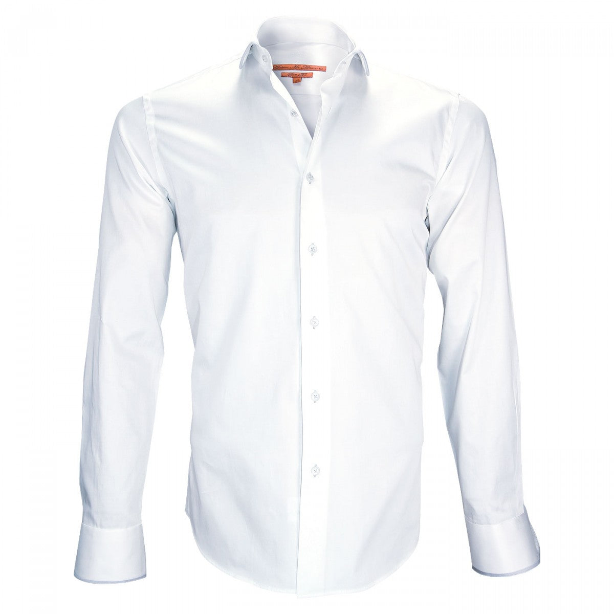 chemise col rondROUND TWO Andrew Mac Allister ZB25AM2 blanc