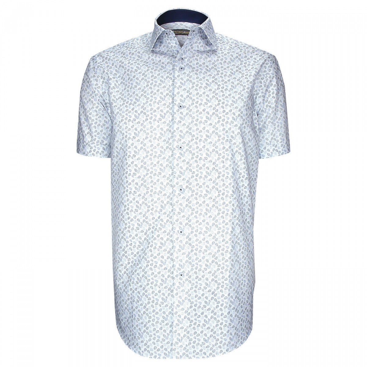 Chemisette coupe droite à tissu imprimé FLORALO AE3EBMC1 blanc