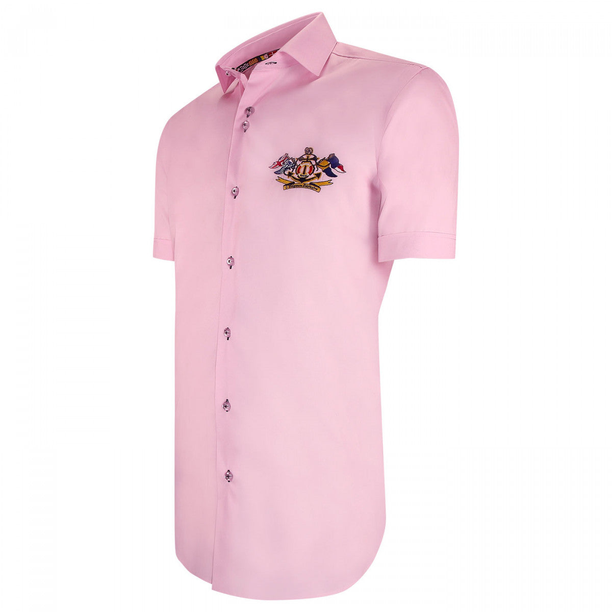 Chemisette brodée coupe cintrée EXCLUSIVO-AAMC3EB3 rose