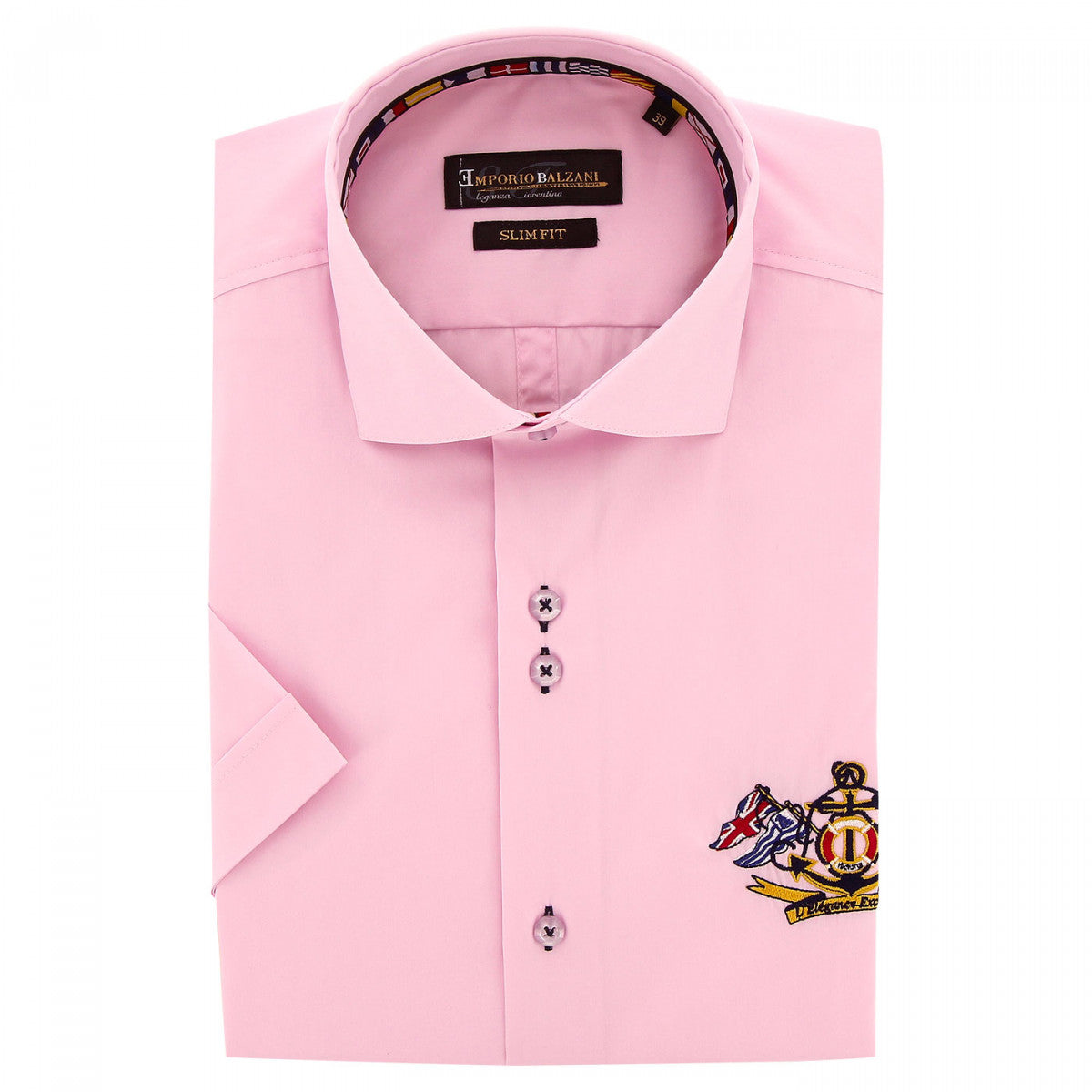 Chemisette brodée coupe cintrée EXCLUSIVO-AAMC3EB3 rose