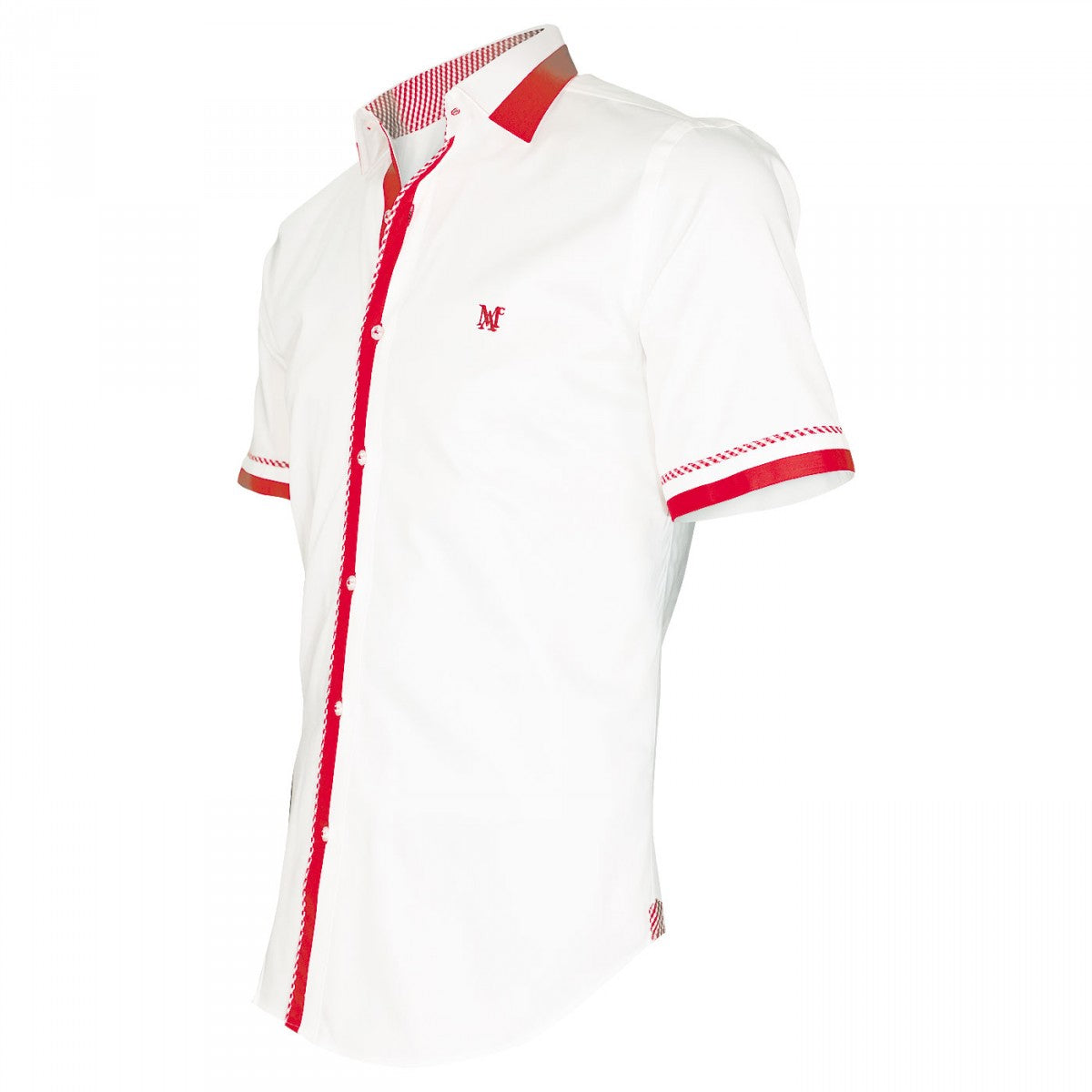 Chemisettes ModeSHEFFIELD Andrew Mc Allister TMC-T2AM3 blanc rouge