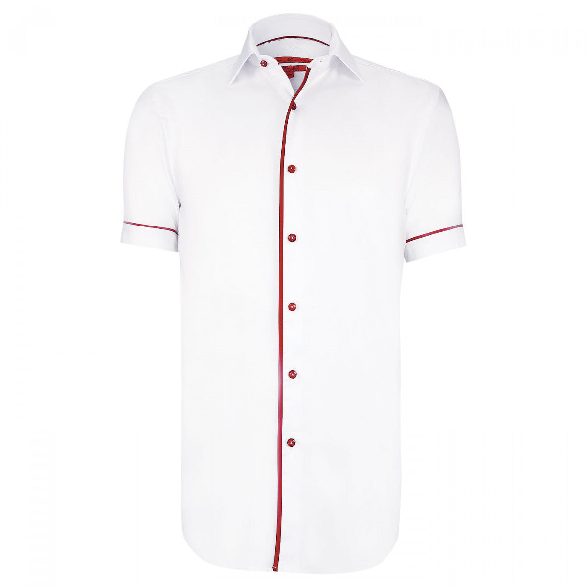 Chemisette mc allister ADMC4AM2 blanc rouge