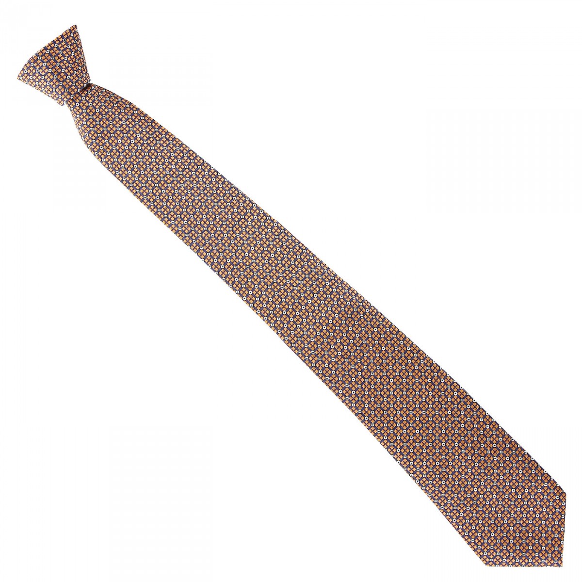 Cravate en soie JACQUARD Emporio balzani NP-CRFANT2 orange