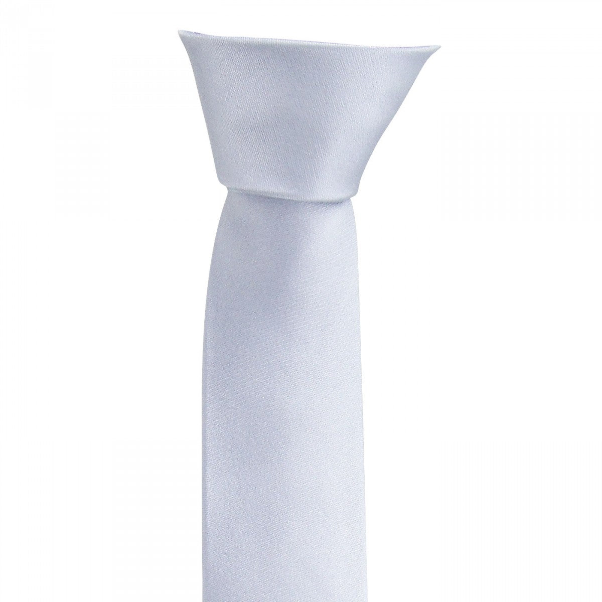 CRAVATE EN SOIE SLIM Andrew Mc Allister KCTFINE-PERLE gris perle
