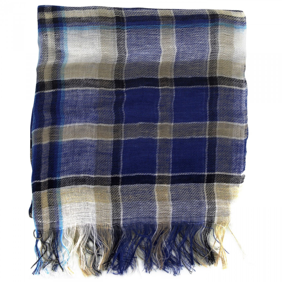 CHECHE EN LIN AZZURO Emporio balzani CHECHE-13 bleu