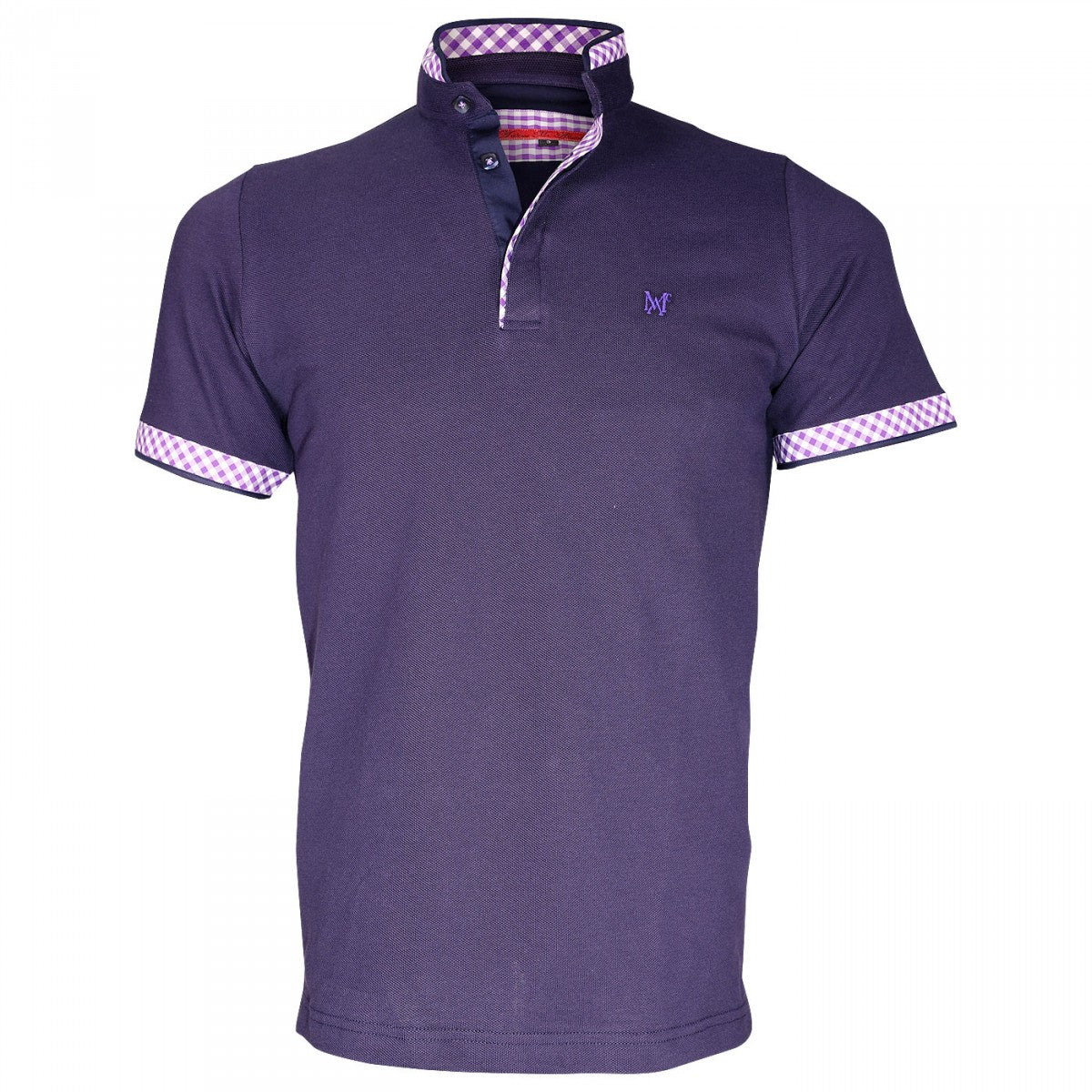 Polo col MaoWALIS BAY Andrew Mc Allister TM2-NAVY bleu