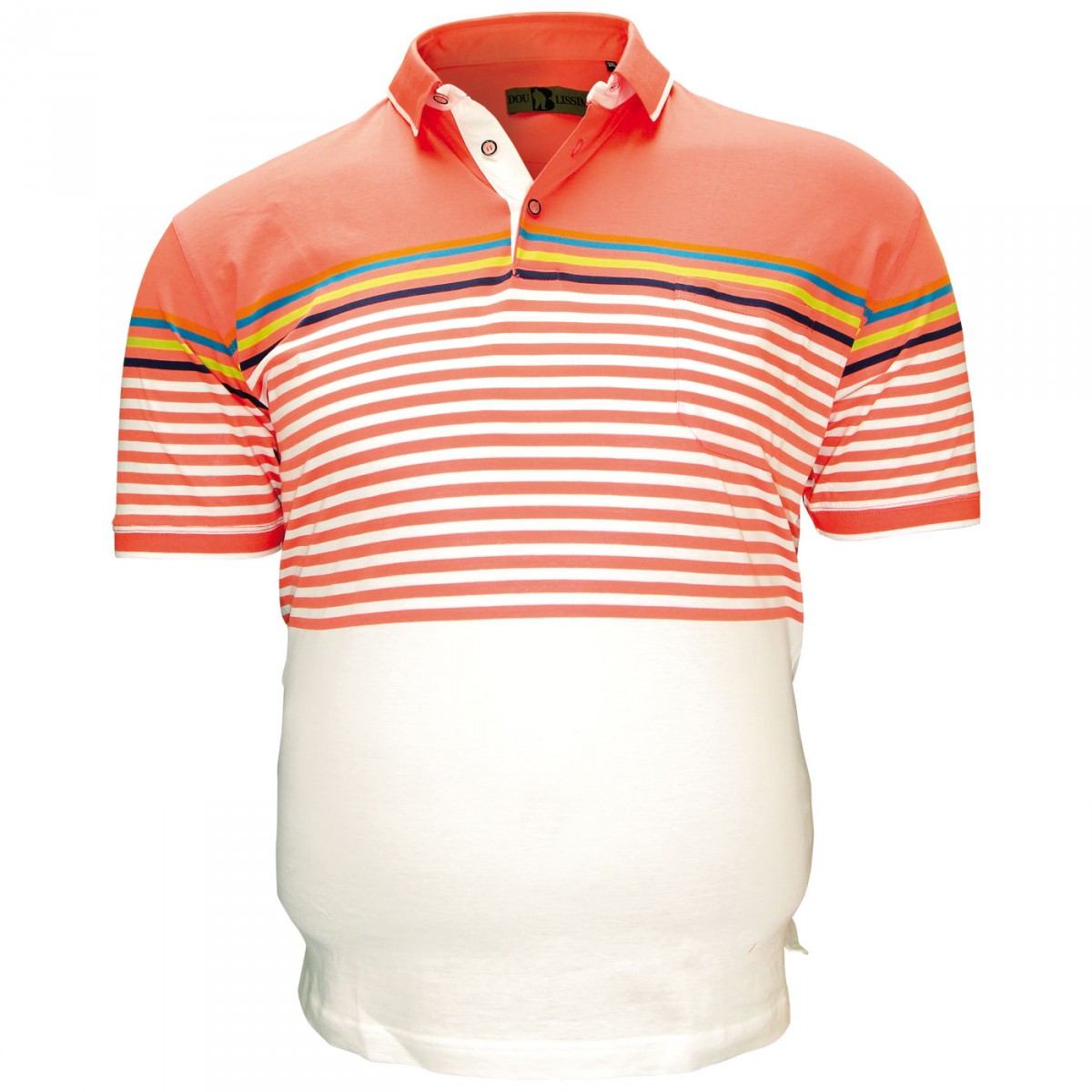 Polo coton mercerisé SUMMER Doublissimo GT-EPOLOA3 orange