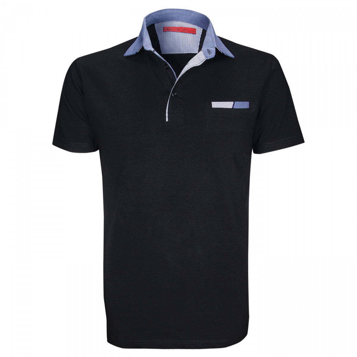 Polo mode alessandrino Andrew Mac Allister 556-BLACK noir