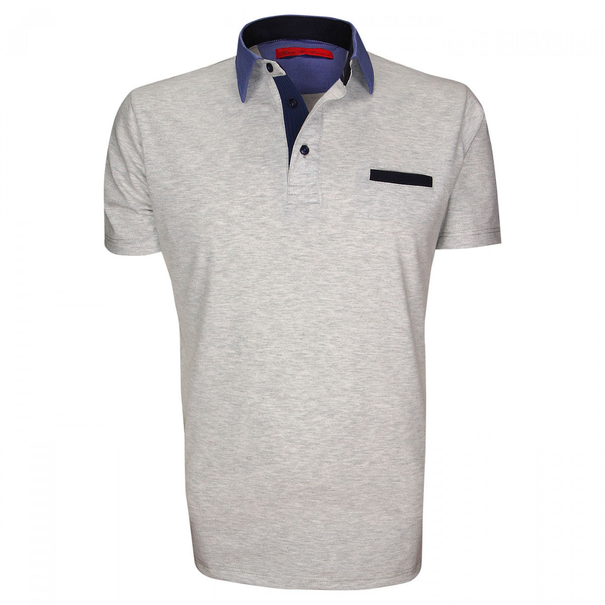 Polo mode anagnita Andrew Mac Allister 5392-GRIS gris